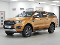 USED 2021 21 FORD RANGER 2.0 EBL 213 BHP WILDTRAK 4WD AUTO CANOPY ( NO VAT ! ) 2 OWNERS | GLAZED CANOPY | 3 X DEALER SERVICES