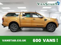 USED 2021 21 FORD RANGER 2.0 EBL 213 BHP WILDTRAK 4WD AUTO CANOPY ( NO VAT ! ) 2 OWNERS | GLAZED CANOPY | 3 X DEALER SERVICES