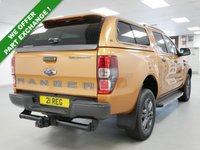 USED 2021 21 FORD RANGER 2.0 EBL 213 BHP WILDTRAK 4WD AUTO CANOPY ( NO VAT ! ) 2 OWNERS | GLAZED CANOPY | 3 X DEALER SERVICES