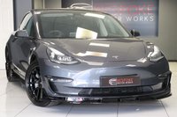 USED 2021 71 TESLA Model 3 DUAL MOTOR LONG RANGE 4WD PAN ROOF SURROUND VIEW BODYKIT 18"s