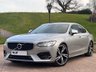 USED 2018 18 VOLVO S90 2.0 D5 PowerPulse R-Design Pro Saloon 4dr Diesel Auto AWD Euro 6 (s/s) (235 ps) ELECTRIC SILVER-CHARCOAL NAPPA LTH.