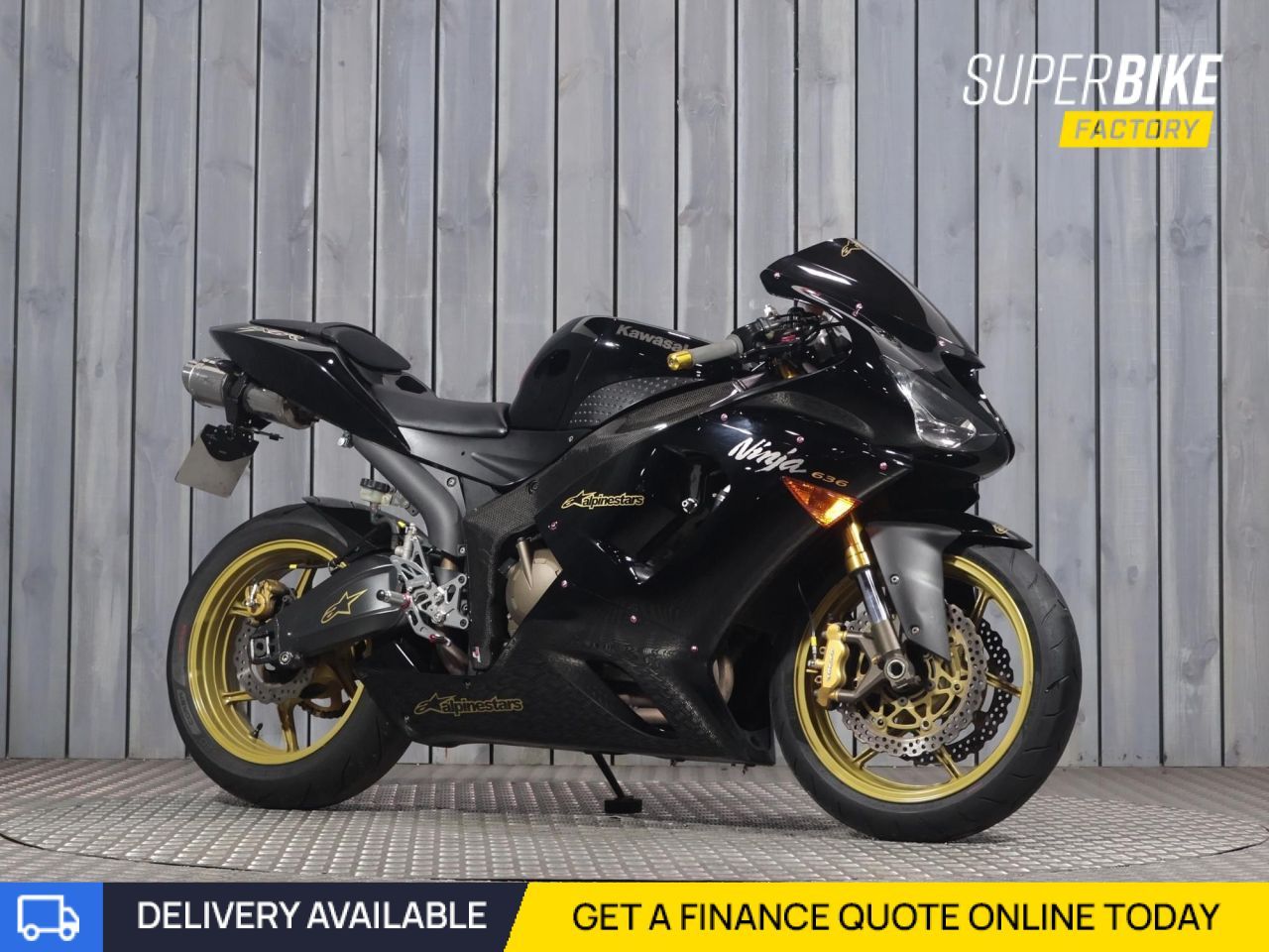 2006 KAWASAKI NINJA ZX-6R BLACK with 18481 miles - Used