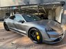 USED 2020 70 PORSCHE TAYCAN Performance Plus 93.4kWh Turbo S Saloon 4dr Electric Auto 4WD (761 ps) Satin Grey wrapped