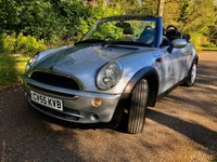 USED 2005 55 MINI CONVERTIBLE 1.6 One Convertible 2dr Petrol Manual Euro 3 (90 ps) 1 RETIRED LADY OWNER SINCE 2009////ONLY 40,700 MILES WITH EXCELLENT SERVICE HISTORY\\AIRCON//REAR PARK SENSORS//ULEZ COMPLIANT// 1 RETIRED LADY OWNER SINCE 2009////ONLY 40,700 MILES WITH EXCELLENT SERVICE HISTORY\AIRCON//REAR PARK SENSORS//ULEZ COMPLIANT//