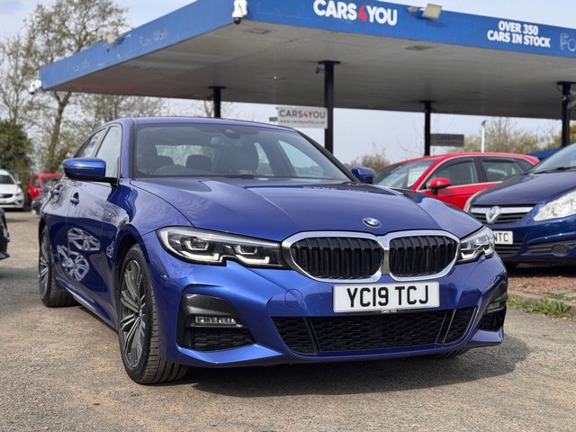2019 19 BMW 3 SERIES 2.0 320d M Sport Saloon 4dr Diesel Auto xDrive Euro 6 (s/s) (190 ps) SAT NAV + FRONT HEATED SEATS + CRUISE CONTROL + PADDLE SHIFTERS + CLIMATE CONTROL + BLUETOOTH AUDIO + DAB RADIO + APPLE/ANDROID CAR PLAY + AMBIENT LIGHTING + REVERSING CAMERA + FRONT AND REAR PARKING AID + PARK ASSIST +