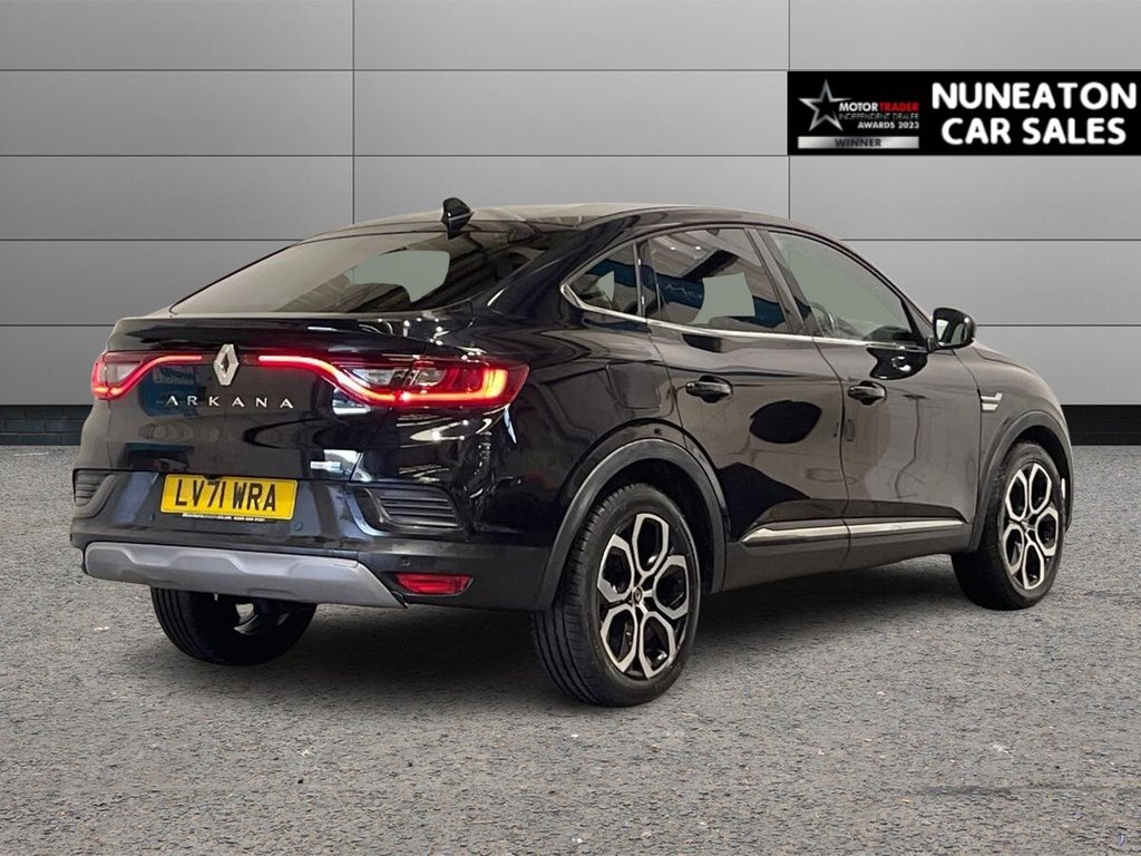 USED 2022 71 RENAULT ARKANA 1.6 E-TECH S Edition SUV 5dr Petrol Hybrid Auto 2WD Euro 6 (s/s) (145 bhp) NATIONWIDE DELIVERY AND COLLECT