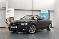 USED 2014 14 AUDI A5 CABRIOLET 2.0 TFSI S line Special Edition Convertible 2dr Petrol S Tronic quattro Euro 6 (s/s) (225 ps) &pound;6K Extras, Satellite Navigation, Heated Leather