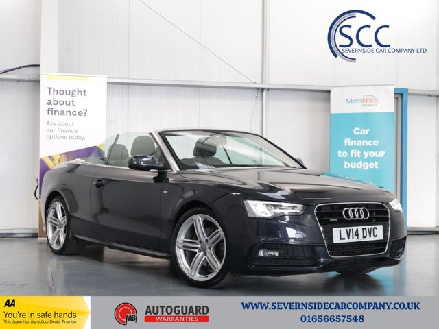 2014 14 Audi A5 Cabriolet 2.0 TFSI S line Special Edition Convertible 2dr Petrol S Tronic quattro Euro 6 (s/s) (225 ps)