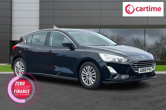 View our Ford Focus 1.0T EcoBoost Titanium Hatchback 5dr Petrol Manual Euro 6 (s/s) (125 ps) 8in Satellite Navigation Touchscreen, Apple CarPlay / Android Auto, Front / Rear Parking Sensors, Heated Seats / Windscreen, DAB / Bluetooth / USB