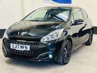 USED 2017 17 PEUGEOT 208 1.2 PureTech Black Edition Hatchback 3 Door Petrol Manual Euro 6 (82 ps) ULEZ EURO 6 1 PREVIOUS OWNER