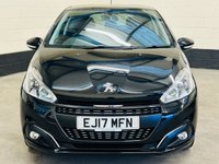 USED 2017 17 PEUGEOT 208 1.2 PureTech Black Edition Hatchback 3 Door Petrol Manual Euro 6 (82 ps) ULEZ EURO 6 1 PREVIOUS OWNER