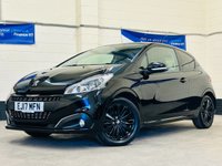 USED 2017 17 PEUGEOT 208 1.2 PureTech Black Edition Hatchback 3 Door Petrol Manual Euro 6 (82 ps) ULEZ EURO 6 1 PREVIOUS OWNER