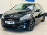 USED 2017 17 PEUGEOT 208 1.2 PureTech Black Edition Hatchback 3 Door Petrol Manual Euro 6 (82 ps) ULEZ EURO 6 1 PREVIOUS OWNER