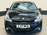 USED 2017 17 PEUGEOT 208 1.2 PureTech Black Edition Hatchback 3 Door Petrol Manual Euro 6 (82 ps) ULEZ EURO 6 1 PREVIOUS OWNER