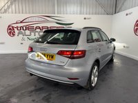 USED 2018 68 AUDI A3 1.0 TFSI 30 Sport Sportback 5dr Petrol Manual Euro 6 (s/s) (116 ps) Euro 6, climate, alloys, NAV, DAB