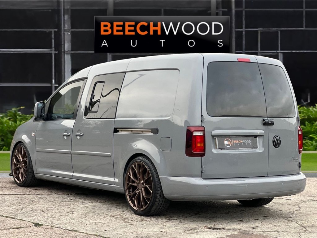 USED 2013 13 VOLKSWAGEN CADDY MAXI 1.6 TDi C20 Maxi Panel Van 5dr Diesel Manual FWD (155 g/km, 101 bhp) REAR BED CONVERSION