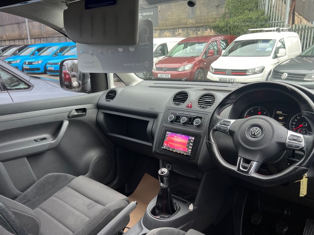 USED 2013 13 VOLKSWAGEN CADDY MAXI 1.6 TDi C20 Maxi Panel Van 5dr Diesel Manual FWD (155 g/km, 101 bhp) REAR BED CONVERSION
