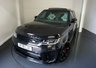 USED 2019 19 LAND ROVER RANGE ROVER SPORT 5.0 P575 V8 SVR SUV 5dr Petrol Auto 4WD Euro 6 (s/s) (575 ps)-Factory Extras Worth &pound;7,825-1 Owner From New-Finished In Santorini Black Metallic-Heated Two Tone Ebony/White Leather Upholstery-Privacy Glass-22