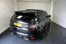 USED 2019 19 LAND ROVER RANGE ROVER SPORT 5.0 P575 V8 SVR SUV 5dr Petrol Auto 4WD Euro 6 (s/s) (575 ps)-Factory Extras Worth &pound;7,825-1 Owner From New-Finished In Santorini Black Metallic-Heated Two Tone Ebony/White Leather Upholstery-Privacy Glass-22