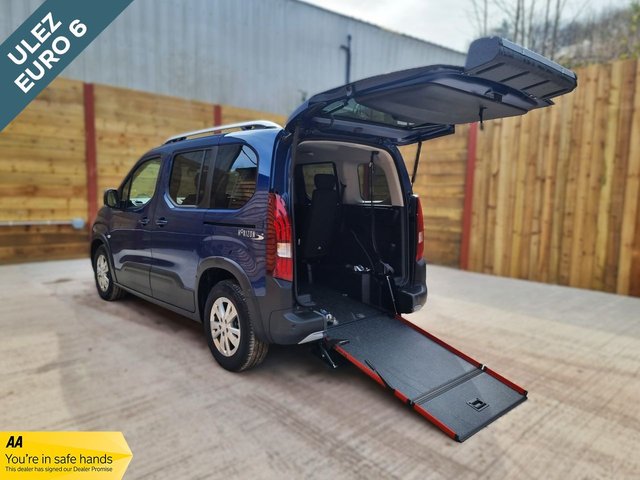 View our Peugeot Rifter 3 Seat Auto Wheelchair Accessible Disabled Access Vehicle WAV 