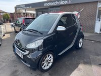 USED 2011 57 SMART FORTWO 1.0 Passion Cabriolet 2dr Petrol SoftTouch Euro 5 (84 bhp) 