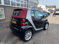 USED 2011 57 SMART FORTWO 1.0 Passion Cabriolet 2dr Petrol SoftTouch Euro 5 (84 bhp) 