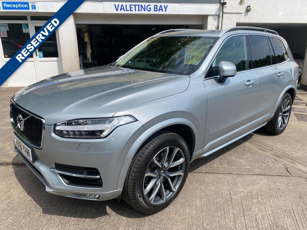 USED 2018 18 VOLVO XC90 2.0 D5 PowerPulse Momentum Pro SUV 5dr Diesel Auto 4WD Euro 6 (s/s) (235 ps) HEATED SEATS + SAT NAV + DAB