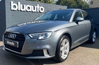 USED 2017 67 AUDI A3 1.0 TFSI Sport Sportback 5dr Petrol Manual Euro 6 (s/s) (116 ps) rear parking sensors, folding wingmirrors, auto lights & wipers, a leather multifunctional steering wheel, cruise control, voice command, an easy to use multimedia system, DAB Radio, USB charging port, bluetooth and bluetooth audio, keyless entry, LED running daytime lights, auto headlights, 17 inch alloy wheels, dual zone A/C climate control.