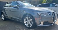 USED 2017 67 AUDI A3 1.0 TFSI Sport Sportback 5dr Petrol Manual Euro 6 (s/s) (116 ps) rear parking sensors, folding wingmirrors, auto lights & wipers, a leather multifunctional steering wheel, cruise control, voice command, an easy to use multimedia system, DAB Radio, USB charging port, bluetooth and bluetooth audio, keyless entry, LED running daytime lights, auto headlights, 17 inch alloy wheels, dual zone A/C climate control.