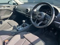 USED 2017 67 AUDI A3 1.0 TFSI Sport Sportback 5dr Petrol Manual Euro 6 (s/s) (116 ps) rear parking sensors, folding wingmirrors, auto lights & wipers, a leather multifunctional steering wheel, cruise control, voice command, an easy to use multimedia system, DAB Radio, USB charging port, bluetooth and bluetooth audio, keyless entry, LED running daytime lights, auto headlights, 17 inch alloy wheels, dual zone A/C climate control.