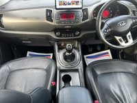 USED 2012 12 KIA SPORTAGE 1.7 CRDi EcoDynamics 3 SUV 5dr Diesel Manual 2WD Euro 5 (s/s) (114 bhp) LEATHER, PANORAMIC ROOF, APPLE CAR PLAY,BLUETOOTH, F.S.H