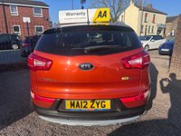 USED 2012 12 KIA SPORTAGE 1.7 CRDi EcoDynamics 3 SUV 5dr Diesel Manual 2WD Euro 5 (s/s) (114 bhp) LEATHER, PANORAMIC ROOF, APPLE CAR PLAY,BLUETOOTH, F.S.H