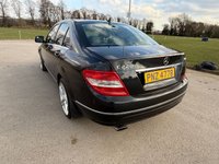 USED 2008 MERCEDES-BENZ C-CLASS 2.1 C220 CDI Elegance Saloon 4dr Diesel Auto Euro 4 (170 ps) AIR CON, FULL LEATHER, MOT FEB 2027