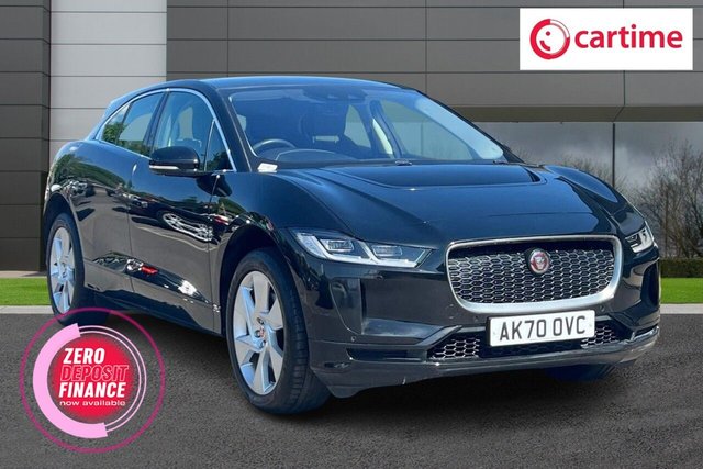 View our Jaguar I-Pace 400 90kWh SE SUV 5dr Electric Auto 4WD (400 ps) 10in PiVI Pro, 360 Degree Surround Camera, Powered Tailgate, Apple CarPlay / Android Auto, 20in Alloy Wheels