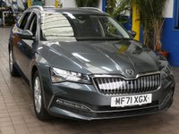 USED 2021 71 SKODA SUPERB 1.4 TSI iV 13kWh SE Technology Estate 5dr Petrol Plug-in Hybrid DSG Euro 6 (s/s) (218 ps) SAT NAV HEATED LEATHER SEATS CRUISE OCNTROL PARKING SENSORS 1O WNER EXCELLEN TSERVICE HISTORY WARRANTY