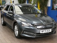 USED 2021 71 SKODA SUPERB 1.4 TSI iV 13kWh SE Technology Estate 5dr Petrol Plug-in Hybrid DSG Euro 6 (s/s) (218 ps) SAT NAV HEATED LEATHER SEATS CRUISE OCNTROL PARKING SENSORS 1O WNER EXCELLEN TSERVICE HISTORY WARRANTY