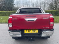 USED 2018 18 TOYOTA HI-LUX 2.4 D-4D Invincible X Pickup Double Cab 4dr Diesel Auto 4WD Euro 6 (s/s) (TSS, 3.5t) (150 ps) MASSIVE SPEC  LOW MILES **  NO VAT