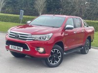 USED 2018 18 TOYOTA HI-LUX 2.4 D-4D Invincible X Pickup Double Cab 4dr Diesel Auto 4WD Euro 6 (s/s) (TSS, 3.5t) (150 ps) MASSIVE SPEC  LOW MILES **  NO VAT