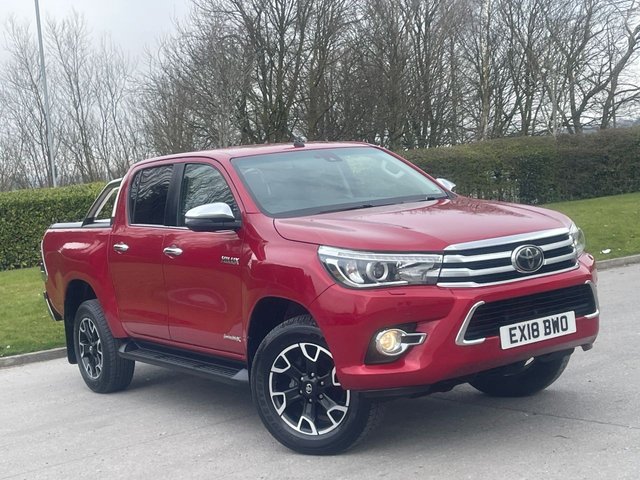 2018 18 Toyota HI-Lux 2.4 D-4D Invincible X Pickup Double Cab 4dr Diesel Auto 4WD Euro 6 (s/s) (TSS, 3.5t) (150 ps)