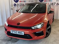 USED 2015 65 VOLKSWAGEN SCIROCCO 2.0 TSI BlueMotion Tech R Hatchback 3dr Petrol DSG Euro 6 (s/s) (280 ps)+HISTORY+FULL LEATHER SEATS+NAVIGATION+MEDIA+BLUETOOTH+SPECIAL WRAP COLOUR HISTORY+FULL LEATHER SEATS+NAV+PARKING SENSORS+19" ALLOYS+AIRCON+BLUETOOTH+MEDIA+BODY WRAP+CLIMATE+HEATED FRONT SEATS+HPI CLEAR