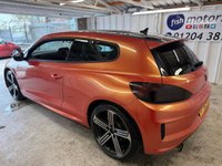 USED 2015 65 VOLKSWAGEN SCIROCCO 2.0 TSI BlueMotion Tech R Hatchback 3dr Petrol DSG Euro 6 (s/s) (280 ps)+HISTORY+FULL LEATHER SEATS+NAVIGATION+MEDIA+BLUETOOTH+SPECIAL WRAP COLOUR HISTORY+FULL LEATHER SEATS+NAV+PARKING SENSORS+19" ALLOYS+AIRCON+BLUETOOTH+MEDIA+BODY WRAP+CLIMATE+HEATED FRONT SEATS+HPI CLEAR