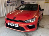 USED 2015 65 VOLKSWAGEN SCIROCCO 2.0 TSI BlueMotion Tech R Hatchback 3dr Petrol DSG Euro 6 (s/s) (280 ps)+HISTORY+FULL LEATHER SEATS+NAVIGATION+MEDIA+BLUETOOTH+SPECIAL WRAP COLOUR HISTORY+FULL LEATHER SEATS+NAV+PARKING SENSORS+19" ALLOYS+AIRCON+BLUETOOTH+MEDIA+BODY WRAP+CLIMATE+HEATED FRONT SEATS+HPI CLEAR