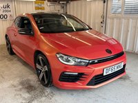 USED 2015 65 VOLKSWAGEN SCIROCCO 2.0 TSI BlueMotion Tech R Hatchback 3dr Petrol DSG Euro 6 (s/s) (280 ps)+HISTORY+FULL LEATHER SEATS+NAVIGATION+MEDIA+BLUETOOTH+SPECIAL WRAP COLOUR HISTORY+FULL LEATHER SEATS+NAV+PARKING SENSORS+19" ALLOYS+AIRCON+BLUETOOTH+MEDIA+BODY WRAP+CLIMATE+HEATED FRONT SEATS+HPI CLEAR