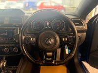 USED 2015 65 VOLKSWAGEN SCIROCCO 2.0 TSI BlueMotion Tech R Hatchback 3dr Petrol DSG Euro 6 (s/s) (280 ps)+HISTORY+FULL LEATHER SEATS+NAVIGATION+MEDIA+BLUETOOTH+SPECIAL WRAP COLOUR HISTORY+FULL LEATHER SEATS+NAV+PARKING SENSORS+19" ALLOYS+AIRCON+BLUETOOTH+MEDIA+BODY WRAP+CLIMATE+HEATED FRONT SEATS+HPI CLEAR