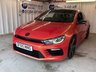 USED 2015 65 VOLKSWAGEN SCIROCCO 2.0 TSI BlueMotion Tech R Hatchback 3dr Petrol DSG Euro 6 (s/s) (280 ps)+HISTORY+FULL LEATHER SEATS+NAVIGATION+MEDIA+BLUETOOTH+SPECIAL WRAP COLOUR HISTORY+FULL LEATHER SEATS+NAV+PARKING SENSORS+19" ALLOYS+AIRCON+BLUETOOTH+MEDIA+BODY WRAP+CLIMATE+HEATED FRONT SEATS+HPI CLEAR