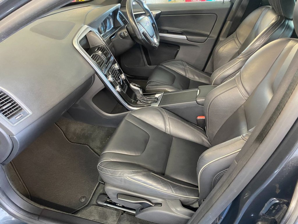 USED 2014 14 VOLVO XC60 2.4 D5 R-Design Lux Nav SUV 5dr Diesel Geartronic AWD Euro 5 (215 ps) DAB SAT NAV WINTER PACK