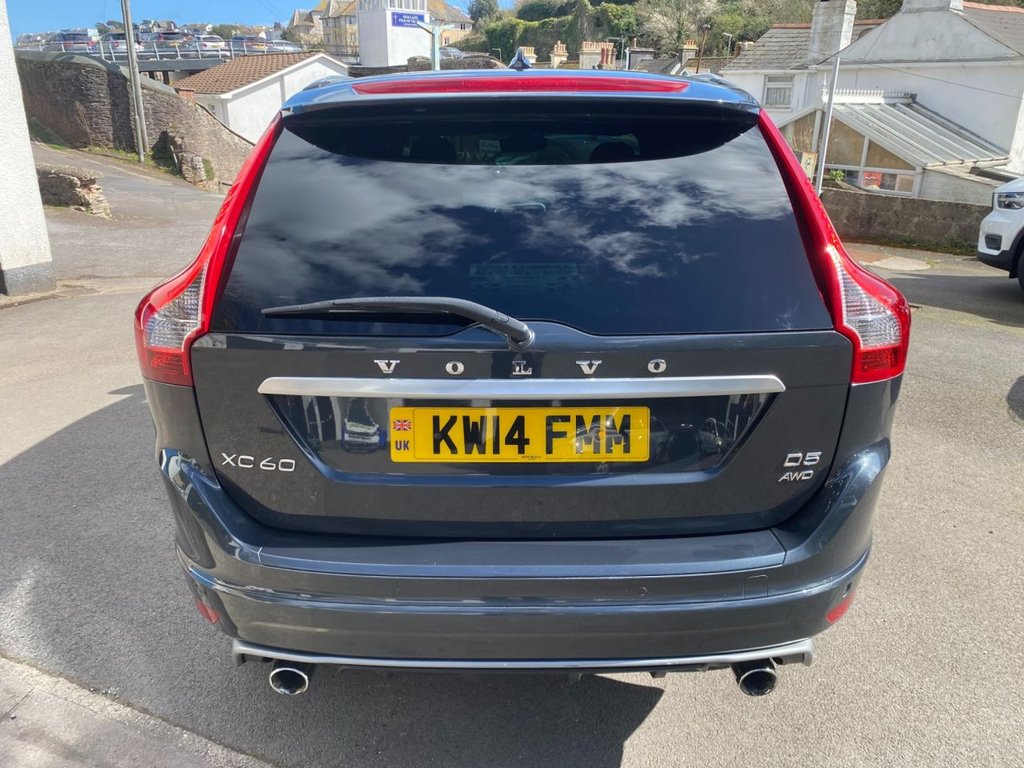 USED 2014 14 VOLVO XC60 2.4 D5 R-Design Lux Nav SUV 5dr Diesel Geartronic AWD Euro 5 (215 ps) DAB SAT NAV WINTER PACK