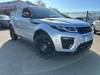 USED 2016 16 LAND ROVER RANGE ROVER EVOQUE 2.0 TD4 HSE Dynamic SUV 5dr Diesel Manual 4WD Euro 6 (s/s) (180 ps) A REAL BEAUTY FINISHED IN SILVER PAINT+DIESEL+ULEZ COMPLIANT+SERVICE HISTORY+CONTRAST PAINTED ROOF WITH MATCHING SPOILER+4 WHEEL DRIVE WITH ACTIVE DRIVE LINE+PRIVACY GLASS+BLACK PACK+FULL LEATHER INTERIOR+SATELLITE NAVIGATION+PARK ASSIST+CLIMATE CONTROL+20 INCH ALLOY WHEELS+COST NEW &pound;44795 MAKING OUR USED VALUE UNBELIEVABLE VALUE AT THIS LOW PRICE+FULL RANGE OF FINANCE OPTIONS AVAILABLE+CALL TODAY TO ARRANGE A VIEWING+READY TO DRIVE AWAY TODAY!!!!!!!!!!!!!!!!!!!!!!!