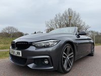 USED 2018 68 BMW 4 SERIES 2.0 420i GPF M Sport Convertible 2dr Petrol Auto Euro 6 (s/s) (184 ps) BLUETOOTH-DAB-XENON-AMBIENT LIGHTS