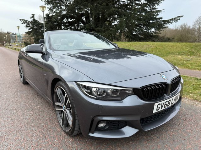 2018 68 BMW 4 Series 2.0 420i GPF M Sport Convertible 2dr Petrol Auto Euro 6 (s/s) (184 ps)